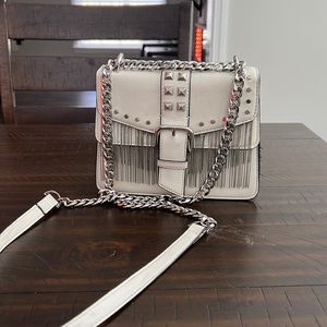 Top Shop white embellished cross body